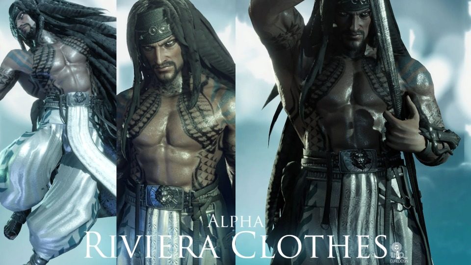 里维埃拉服装α男士 - 怪物猎人：世界模型外观MOD下载_适配版本1-玩家动力